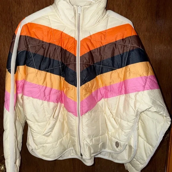 Free People Movement X Hatch Printed Chevron Jacket - Picture 3 of 10